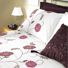 Wilkinson Plus Freya Duvet Set Aubergine Double