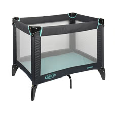 Graco Compact Play Travel Cot Liquorice