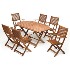 Hardwood Dining Set 7 Piece