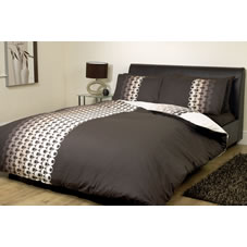 Wilkinson Plus Nakita Duvet Set Natural/Chocolate Double