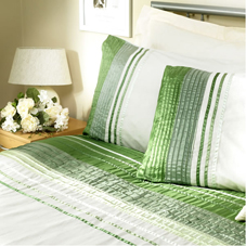 Wilkinson Plus Pleat Duvet Set Green Kingsize