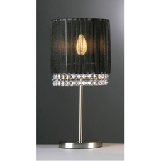 Selene Complete Table Lamp Black