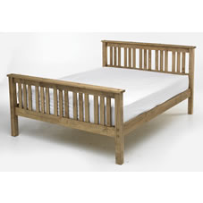 Shaker Bed Pine Effect Kingsize