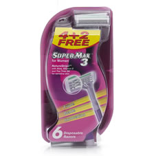 SuperMax For Women Triple Blade x 6