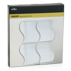 Wilko Aspen Mirror Decorative x 4