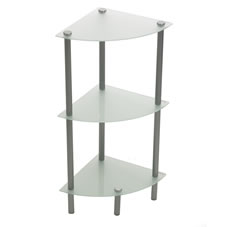 Wilko Corner Unit Glass 3 Tier