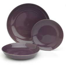 Wilko Dining Set Plum 12 Piece