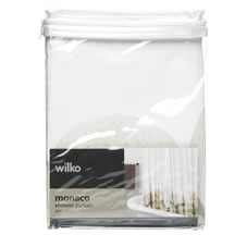 Wilko Monaco Pebble Shower Curtain PVC