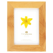 Wilko Photo Frame Maple Effect/Silver Effect