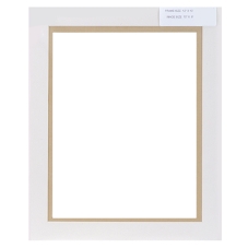 Wilko Photo Frame Mount Double Rectangle White