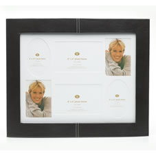 Wilko Photo Frame Multi Aperture Faux Leather