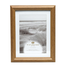 Wilko Photo Frame Oak Effect 8inx6in