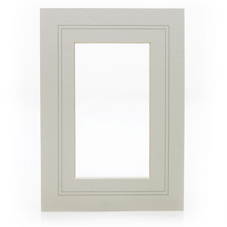 Wilko Photo Mount Silver Line 7inx5in Inner