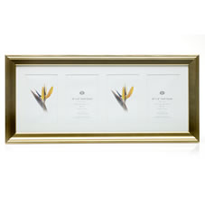 Wilko Picture Multi Frame Gold 20inx8in