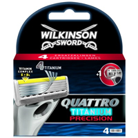 Quattro Titanium Precision Blades x 4