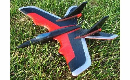 WILLIAMS RC RC AIRCRAFT RADIO CONTROLLED PLANE RTF EPP FOAM X FIGHTER RED AEROPLANE