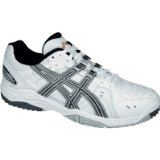 ASICS Advantage 2 OC Mens Tennis Shoes , UK10.5, WHITE/BLACK/GOLD