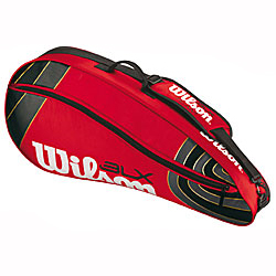 Wilson BLX Team Triple Tennis Racket Bag Red