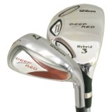 Wilson Deep Red Power Weight Irons (2 Graphite Hybrids/7 Graphite Irons, 5-SW) - Gents Right Hand - Regular