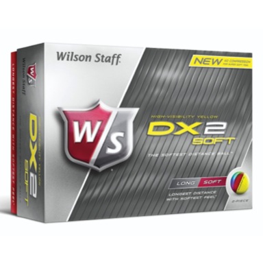 DX2 Soft Golf Balls Yellow