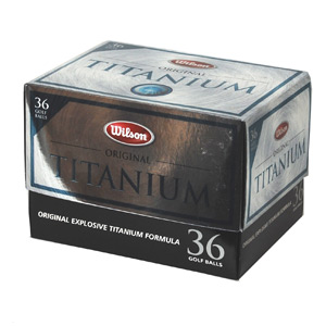 Wilson Staff Titanium Golf Balls 12 Balls