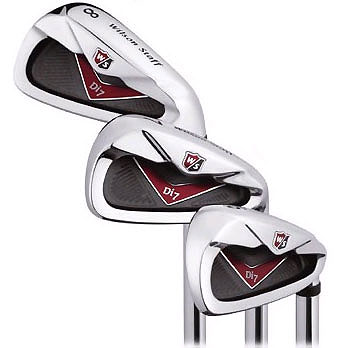 Wilson Staff DI7 IRONS STEEL UNIFLEX WITH FREE GOLF BAG LEFT / 4-SW / BLACK