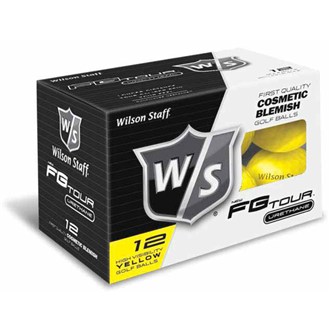 FG Tour Yellow Golf Balls (12