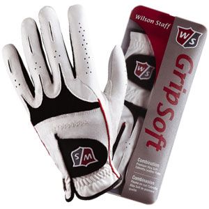 Wilson Staff GRIP SOFT GLOVE WHITE / RIGHT HAND PLAYER / MEDIUM/LARGE