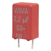 Wima 1U 63V MKS2 CAPACITOR CASE E (RC)