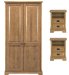 Double Wardrobe & 2 Bedside Chests Set