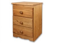 Windsor Savoy Bedside Table Oak Lacquered