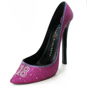 Wine Lover 18th Birthday Stiletto Shoe Bottle