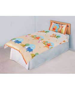 Winne The Pooh Panorama Single Duvet Cover Set