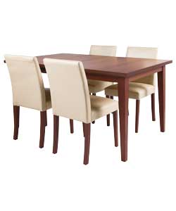 Winslow Walnut Veneer Dining Table