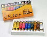 Winsor and Newton Galeria Acrylic 10 x 20ml Tube Paint Set