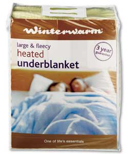 Large and Fleecy Heated Underblanket - Double