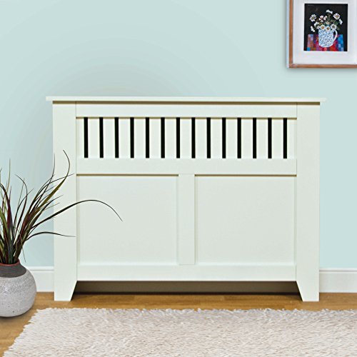 Winther Browne Vermont Satin White Finish Radiator Cover / Cabinet - Medium