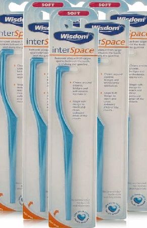 Wisdom Soft Interspace Brush 6 Pack