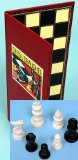 Witzigs Chess men and board, 75mm. King, Staunton pattern-00263