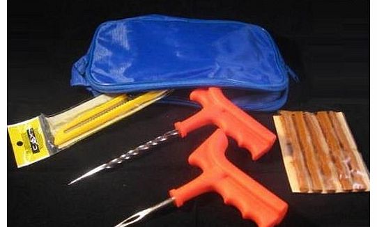 car Tubeless Tire Tyre Puncture Repair Kit - van bike