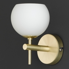 Georgia Brass Matt Wall Light