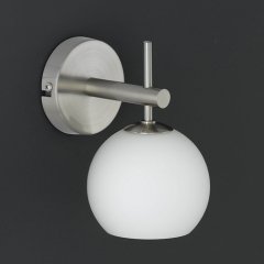 Georgia Nickel Matt Wall Light