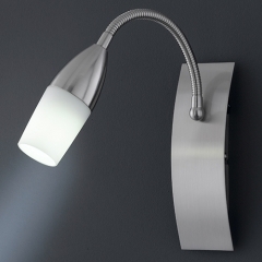 New Jersey Low Energy Nickel Flexible Wall Light