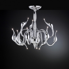 Sevilla Swan Style 12 Light Ceiling Light