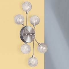 Sputnik Modern Frosted Glass Wall Light