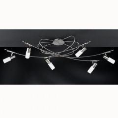 Wofi Lighting York Low Energy Nickel Ceiling Light