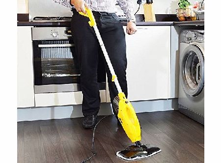 Wolf 900 Watt Steam Mop Pvc Tiles Laminate Carpeted Flooring Rotatable Head