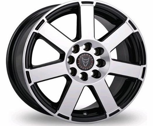 Wolfrace 15 Inch Wolfrace Eurosport Urban Racer 7 Black Polished Alloy Wheels - 1 Wheel Per Purchase