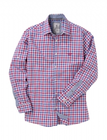 LAUNDERED GINGHAM CHECK SHIRT