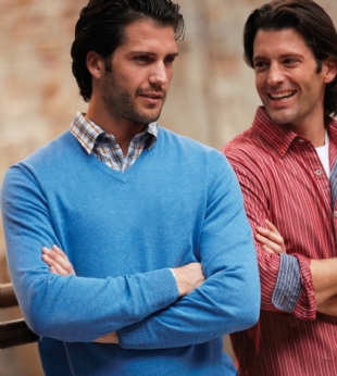 RUTLAND COTTON VEE JUMPER
